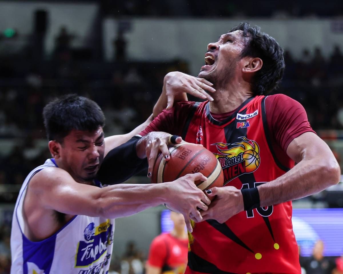 June Mar Fajardo sits out SMB practice, rests hurting left calf