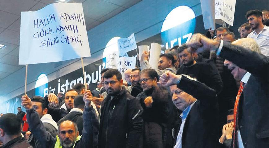 'Protestolu' aday tanıtımı