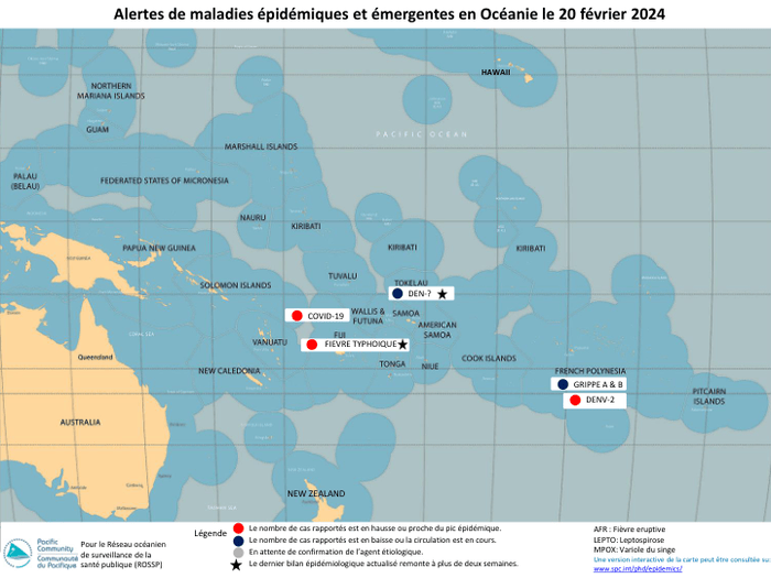 Alertes de maladies épidémiques et émergentes en Océanie le 20 février 2024 - World