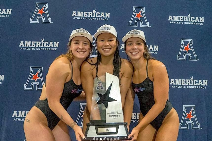 Singapore's Christie Chue's five golds earns her outstanding swimmer award at US meet