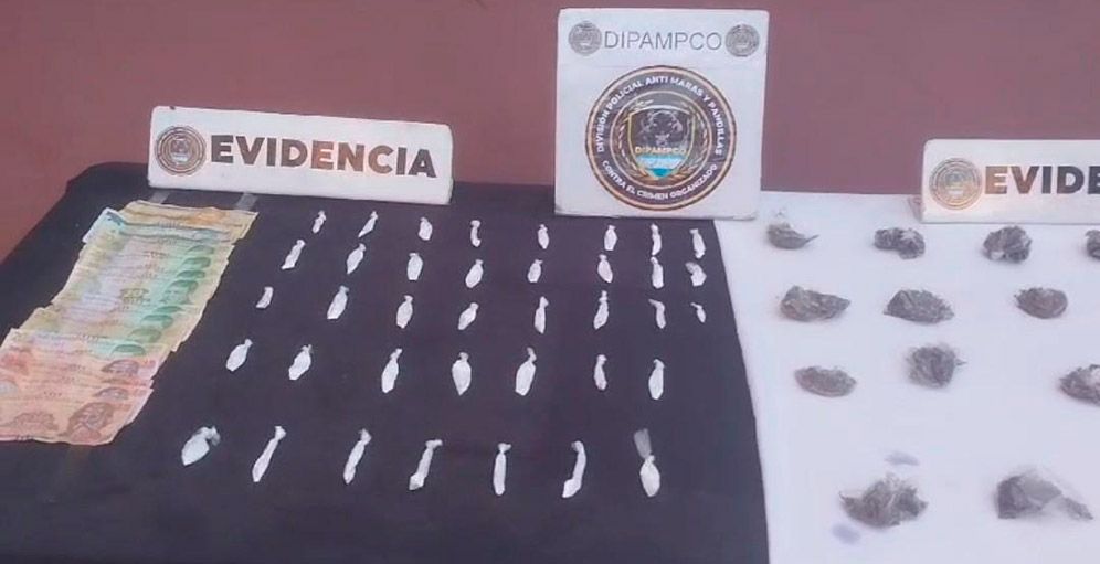 Cinco detenidos por venta y distribución de drogas - Diario La Tribuna