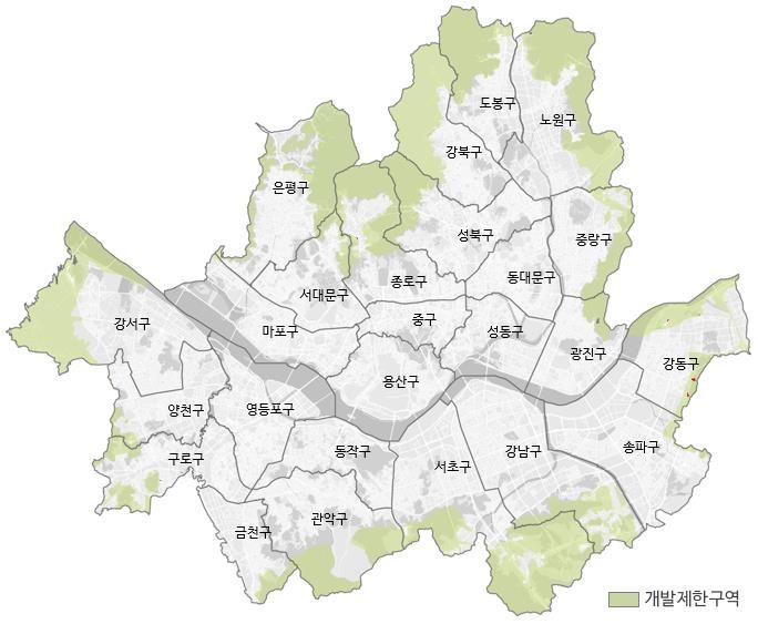 서울시 '그린벨트 활용 용역' 착수...고도지구 등에 이어 규제 완화되나