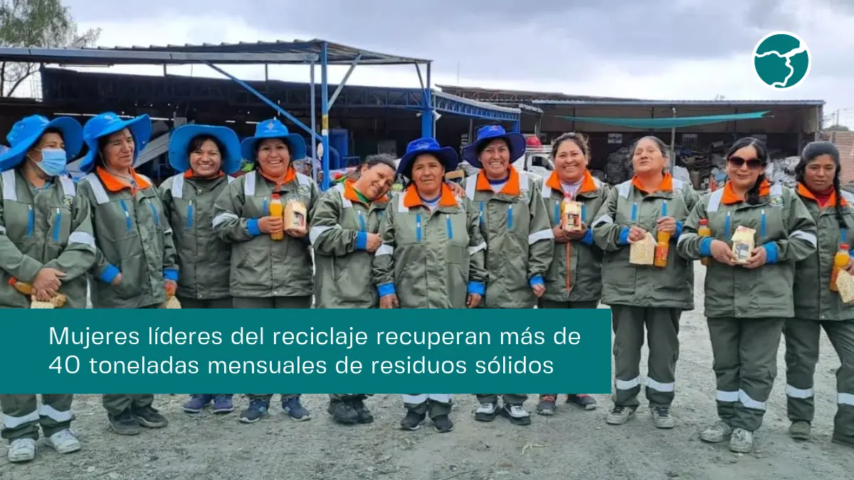 Mujeres reciclan más de 40 toneladas de residuos al mes