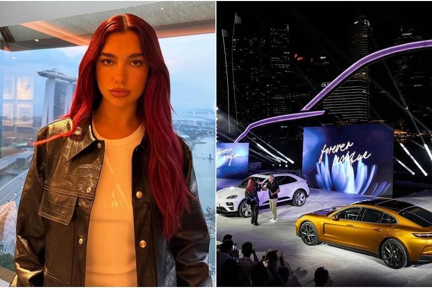 Singer Dua Lipa's 24-hour whirlwind visit to Singapore for Porsche event