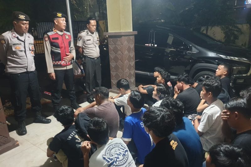 Polisi gelandang 31 remaja lakukan