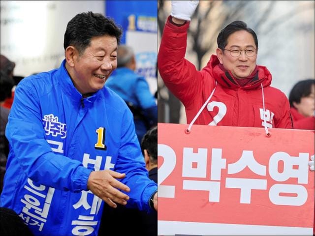 박수영-박재호 '현역' 격돌... '용호1동'에 달린 '부산 남구' [총선 풍향동] | 한국일보