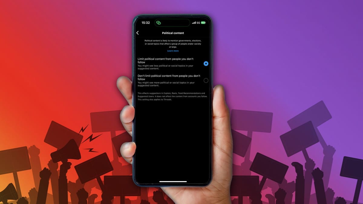 Instagram has been limiting political content on your feed. Here's how to fix it