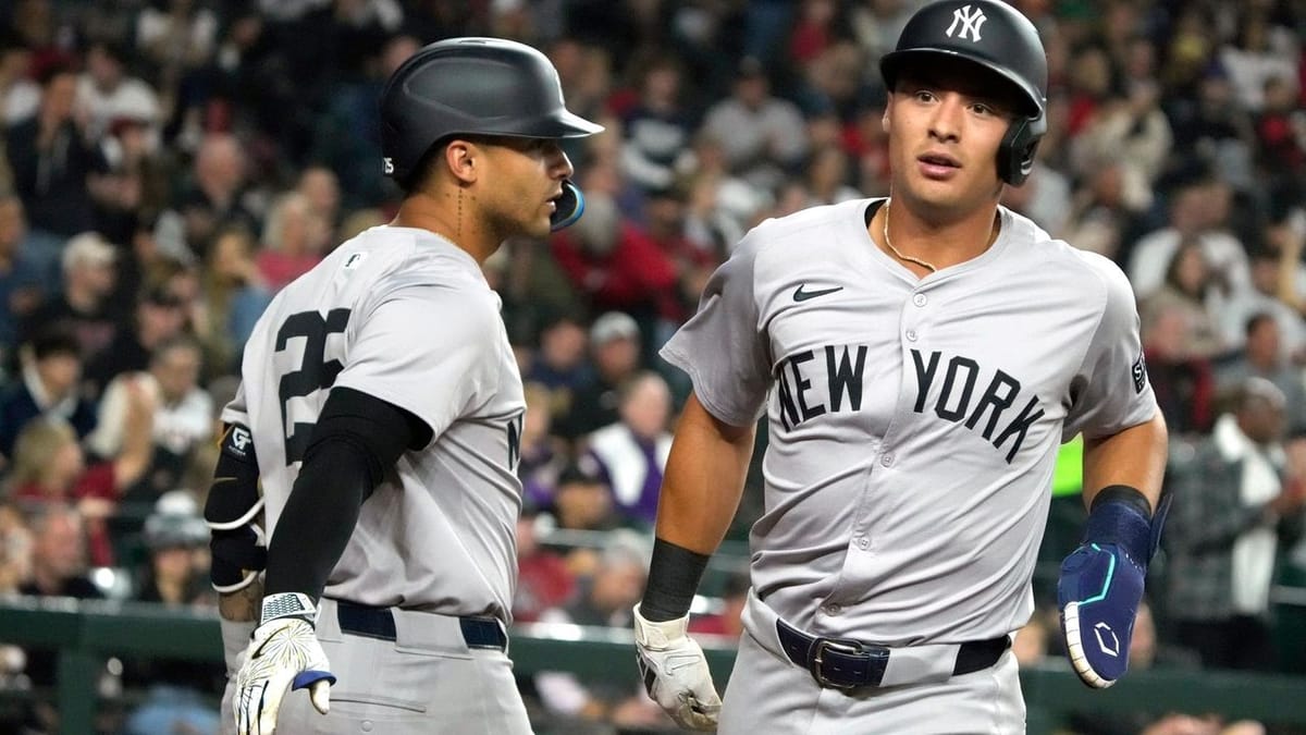 Yankees win fifth straight to begin season as Anthony Volpe gets four hits