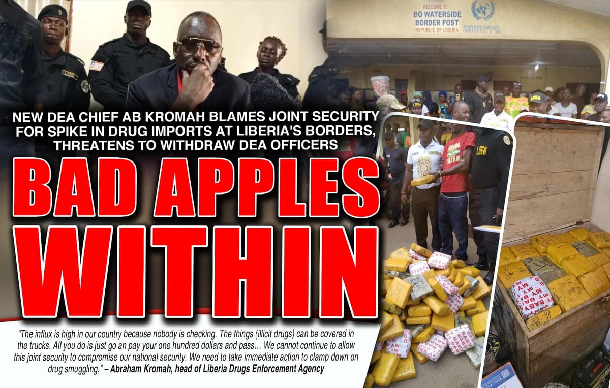 New DEA Chief AB Kromah Blames Joint Security for Spike in Drug Imports at Liberia's Borders, Threatens to Withdraw DEA Officers - FrontPageAfrica