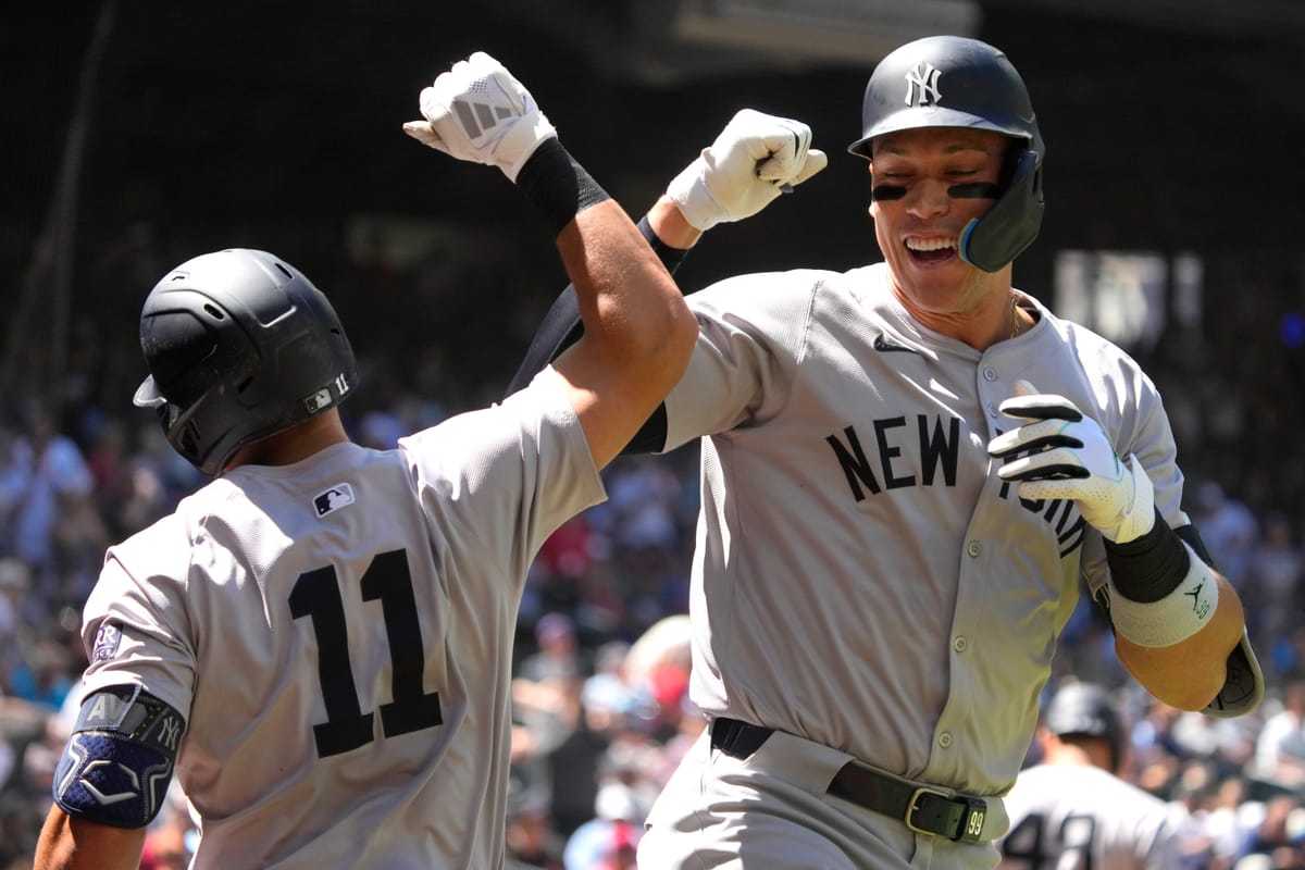 Judge hits first home run of season, Yankees beat D'Backs 6-5 in 11 innings for opening 6-1 road trip | amNewYork