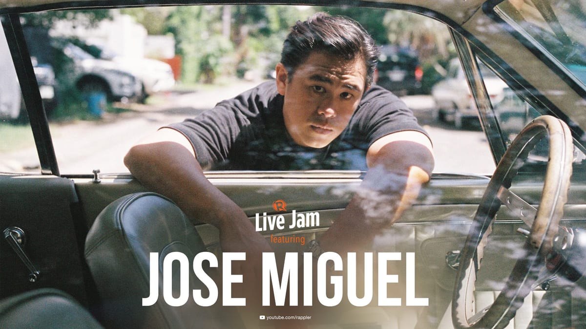 [WATCH] Rappler Live Jam: Jose Miguel