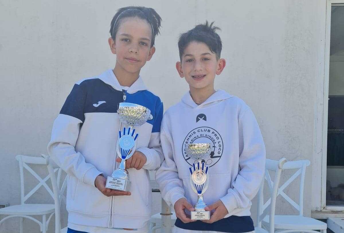 Giovanile, il Tennis club Fasano primo nell'Under 10 e 13 regionale