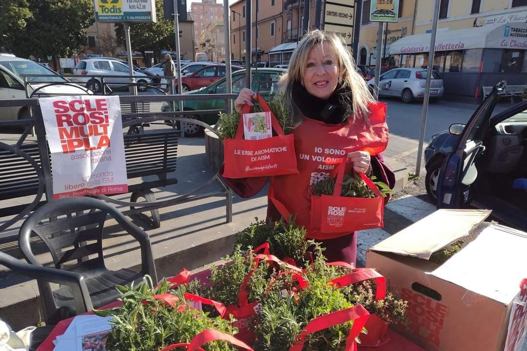 In piazza Aldo Moro tornano le "Erbe aromatiche" di Aism