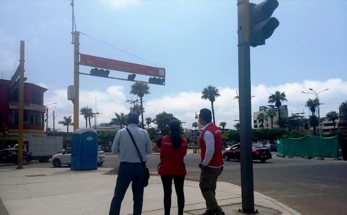 Chimbote: Contraloría constató mal funcionamiento de 140 semáforos de la avenida Pardo