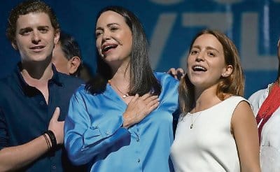 Predice el fin del socialismo en su país María Corina