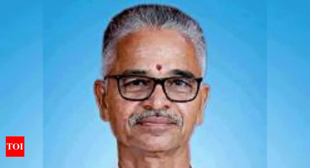 C Velayutham, BJP's first Tamil Nadu MLA, dies | Chennai News - Times of India