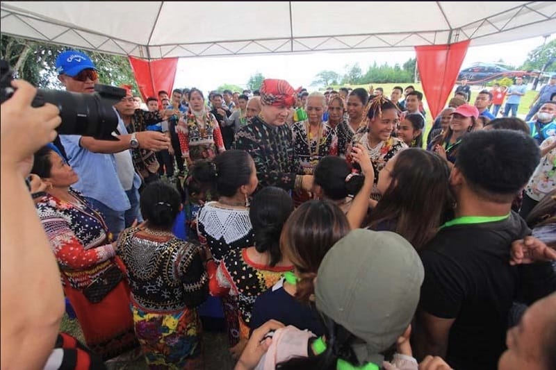 Quiboloy's helicopter in Malungon: the "appointed son of God" is "Datu Tud Labun"