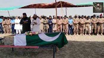 Pak Army major martyred in Zhob operation laid to rest in Mianwali