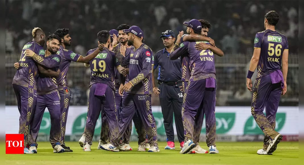 Kolkata Knight Riders secure top spot on IPL points table for first time in league history | Cricket News - Times of India