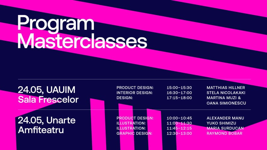 Romanian Design Week prezintă seria de masterclass-uri RDW Talks