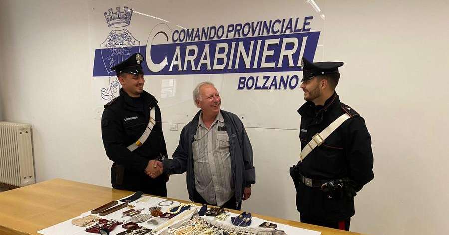 Bolzanino derubato di gioielli e orologi preziosi per 200 mila euro: denunciato il responsabile