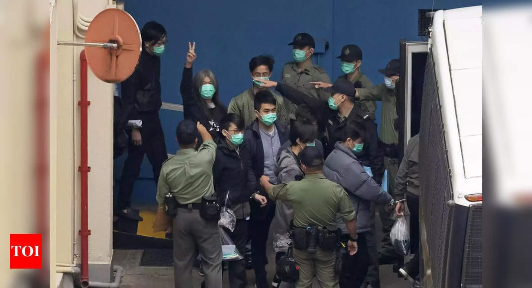 Hong Kong court convicts 14 pro-democracy activists - Times of India