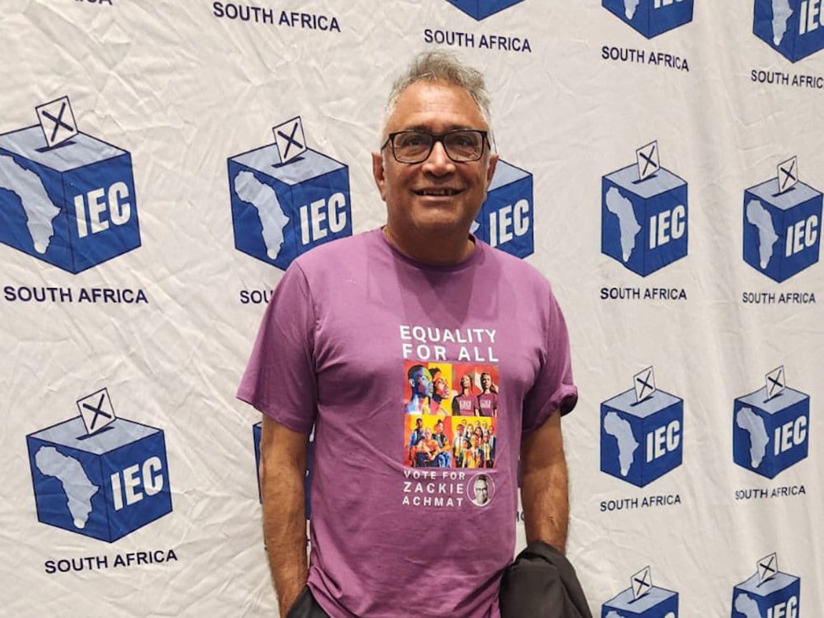 Independent candidate Zackie Achmat makes peace with poll failure, fears ANC coalition with EFF, MK