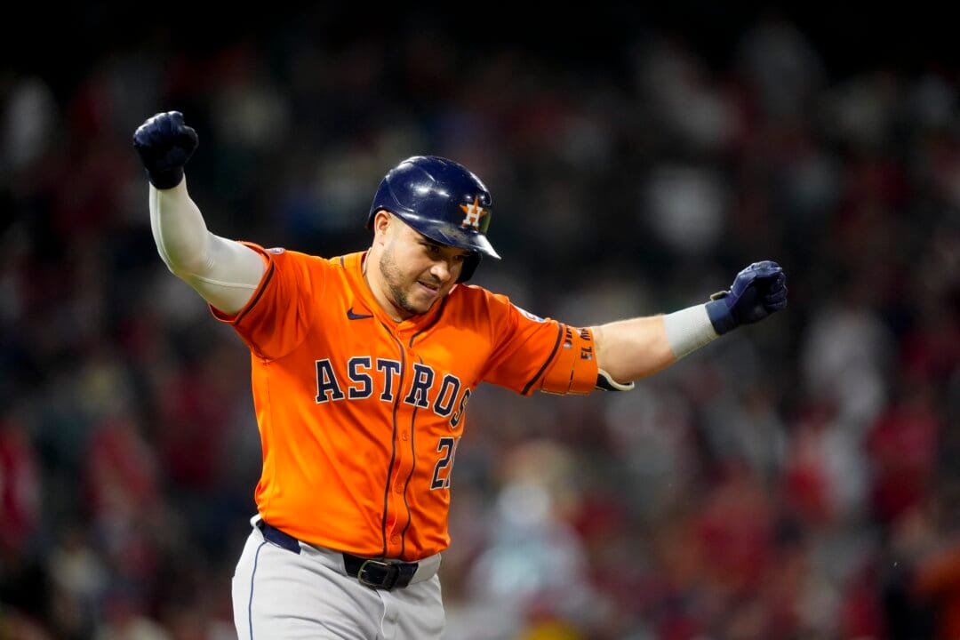 Yainer Diaz Homers in His 4th Straight Game, Framber Valdez Throws a 4-hitter, Astros Top Halos 7-1