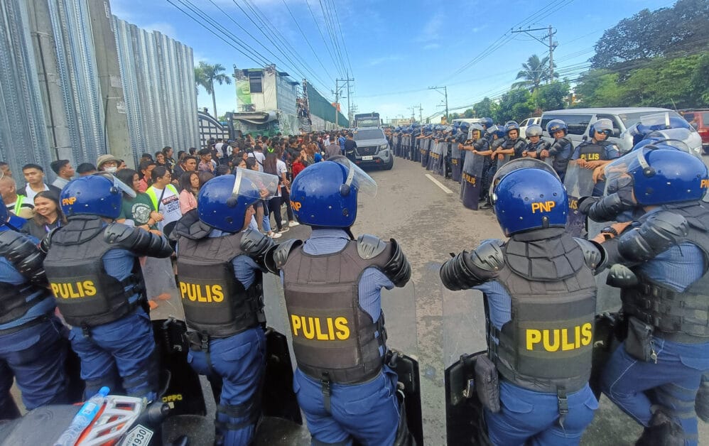 IN PHOTOS: Police serve arrest warrants vs. Quiboloy at KOJC compound