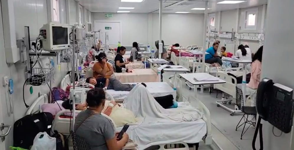 Habilitan hospital móvil para atender a pacientes con síntomas de dengue - Diario La Tribuna