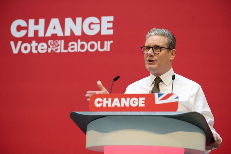 Labour's Starmer:  No 'magic wand' as polls predict landslide in UK election