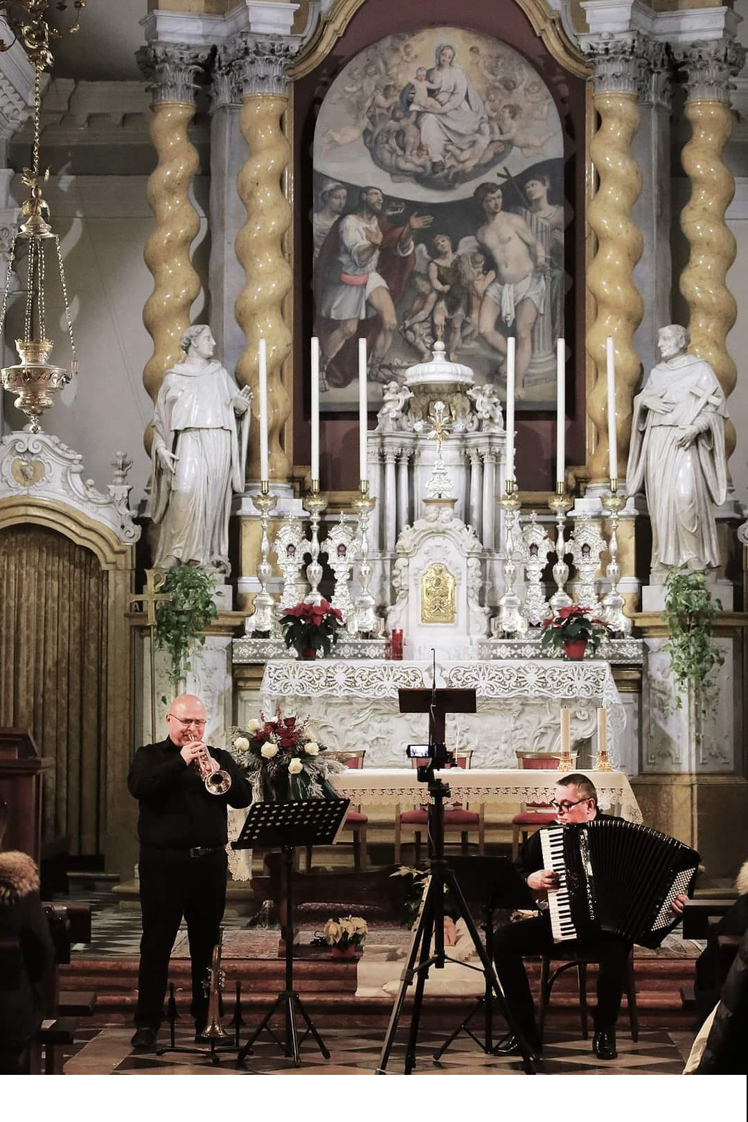 'Festa della Musica' a mezzodì tromba e fisarmonica in concerto