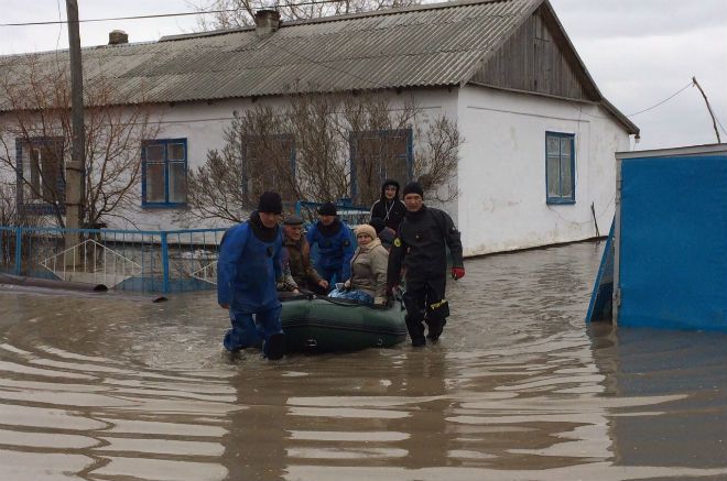 В 10 регионах Казахстана есть риски подтопления из-за паводков