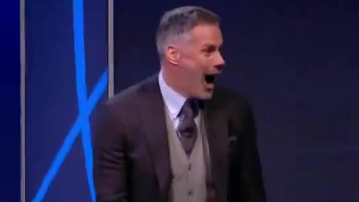 Jamie Carragher is branded a 'hypocrite' for cheering Liverpool's win