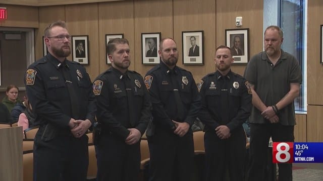 Bristol officers honored for heroism, police chief retires