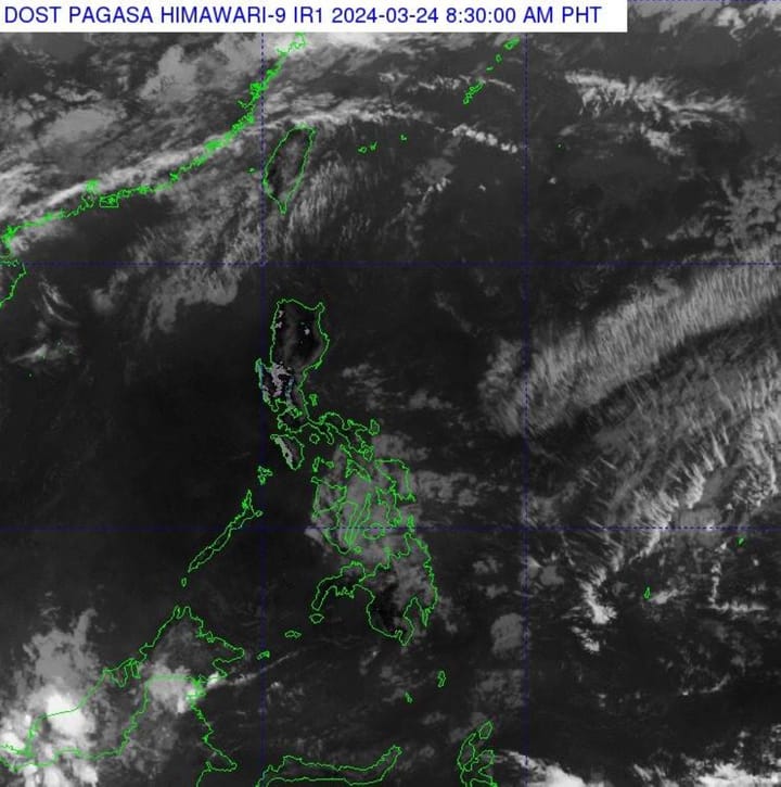 Cloud clusters to bring rain in Visayas, Mindanao