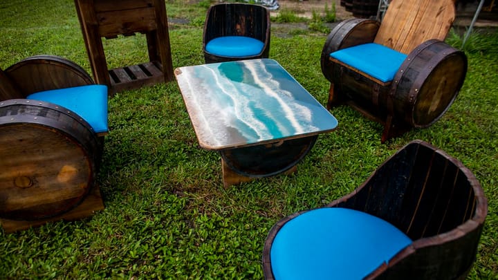 Artisan From Hatillo Transforms Barrels Into Furniture