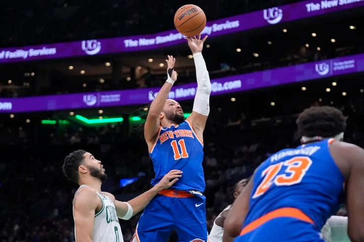 Brunson scores 39 points, Knicks beat Celtics to keep up push for No. 2 seed in Eastern Conference