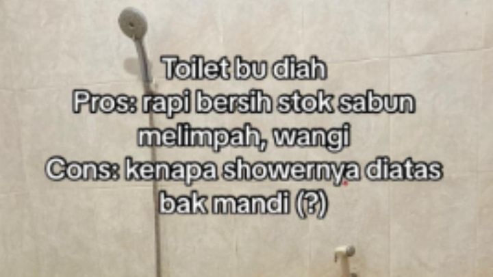 Konten Review Toilet Tetangga Saat Halalbihalal Lebaran yang Tuai Pro Kontra