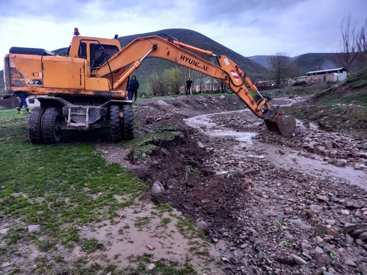 В горных районах Чуйской области сошли селевые потоки