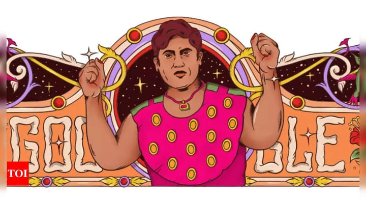 Hamida Banu: Google Doodle celebrates India's first... | More sports News - Times of India