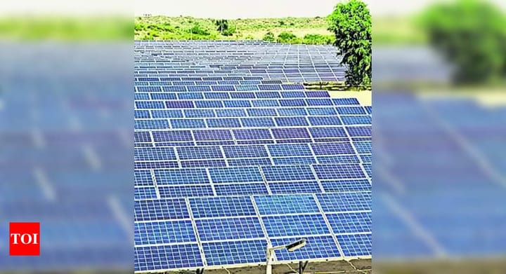 Investments of ₹1.5L crore in Solar Sector Stuck as State Govt Delays Land Allotment | Jaipur News - Times of India