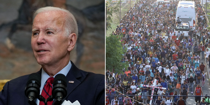 Biden roasted for 'Freudian slip' referring to immigration influx of 'Hispanic voters'