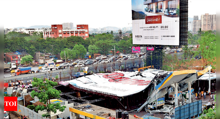 Who is Bhavesh Bhide, owner of hoarding that collapsed in Mumbai | Mumbai News - Times of India