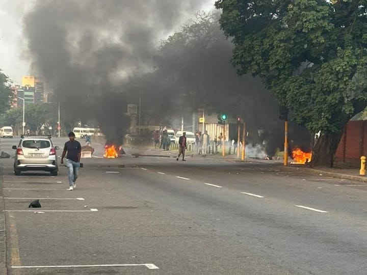 Durban taxi protest brings N3 highway to standstill