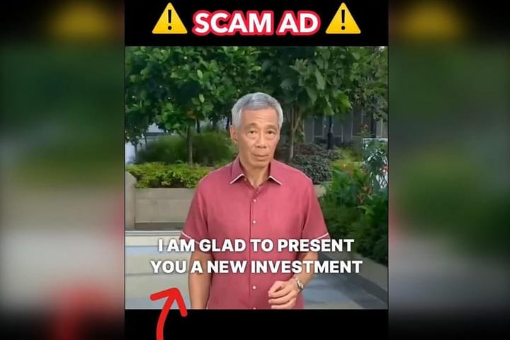 SM Lee warns that video of him promoting an investment scam on social media is a deepfake