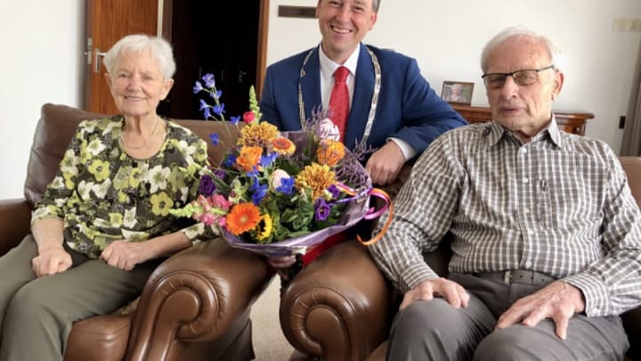 Briljanten huwelijksfeest Paul Rijnvos en Corrie Voorbraak