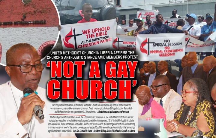 United Methodist Church in Liberia Clarifies Its Stance on LGBTQ Issues Amid Protests - FrontPageAfrica