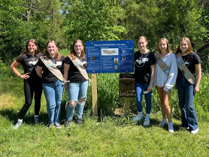 How six Girl Scouts in Livingston County hope to save the bats