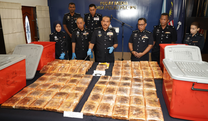 Penang cops bust drug racket, seize ganja worth RM420,000